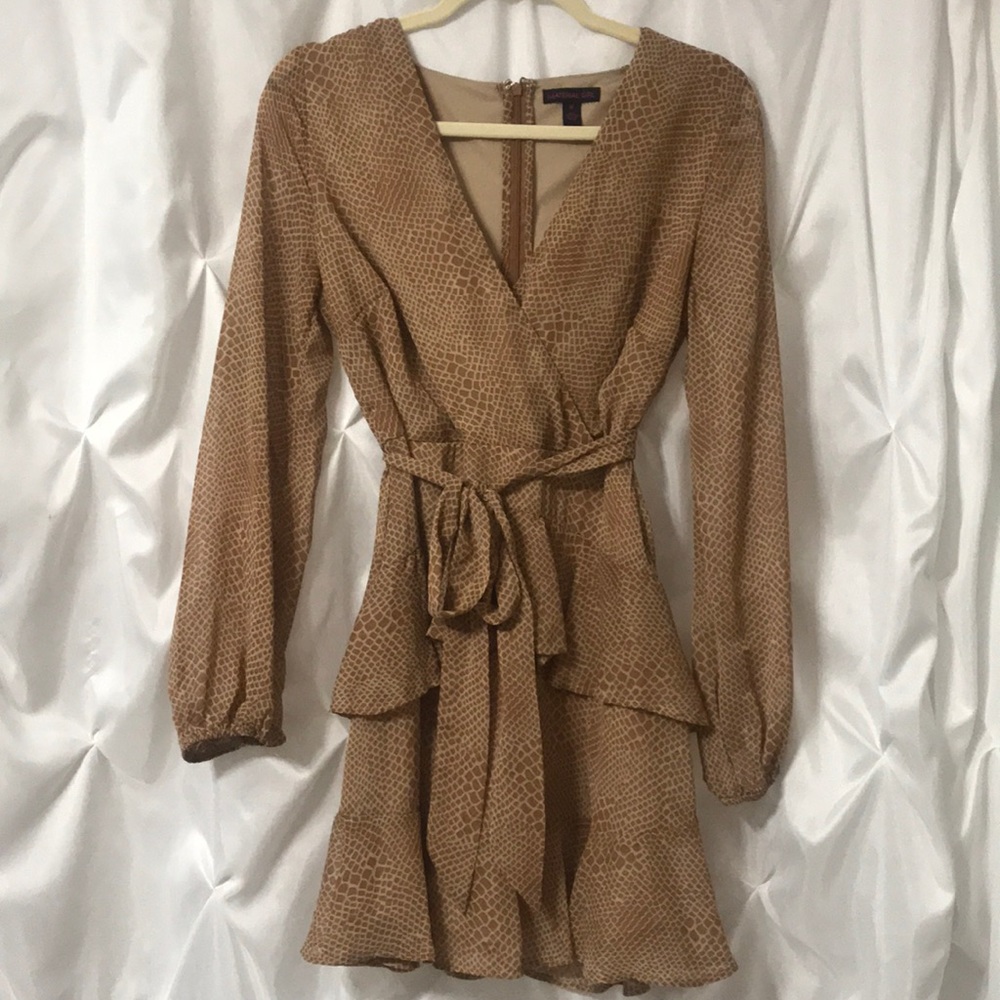 Snake Print Dress